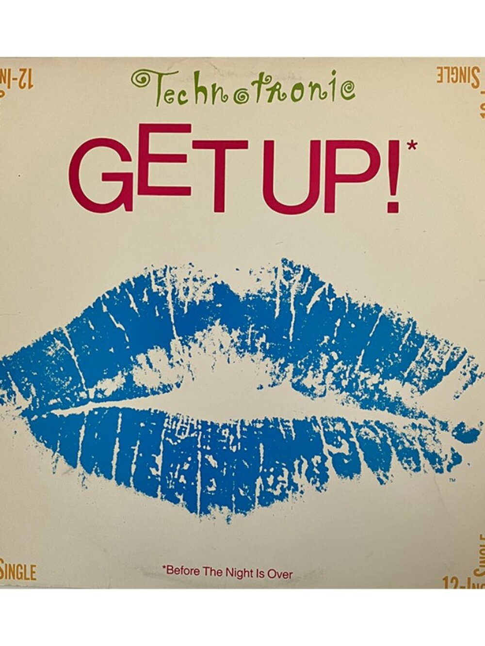 Technotronic GET UP 12 Inch Single Before the Night is Over